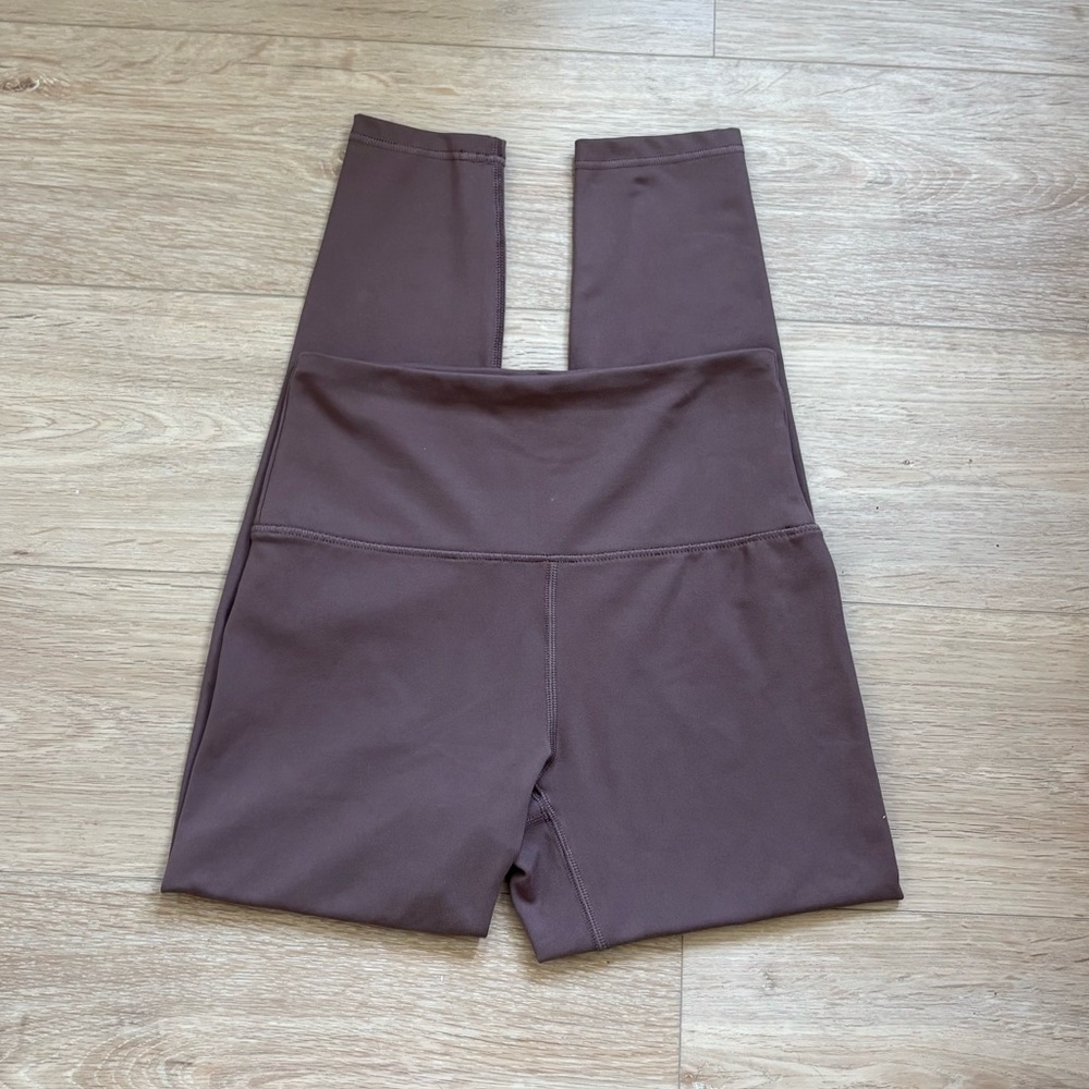 Brown High Waisted Athletic Leggings Size M